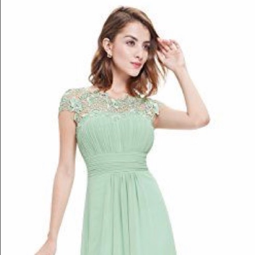 Sage Green Maxi Prom Bridesmaid Ballgown SOLD!!!